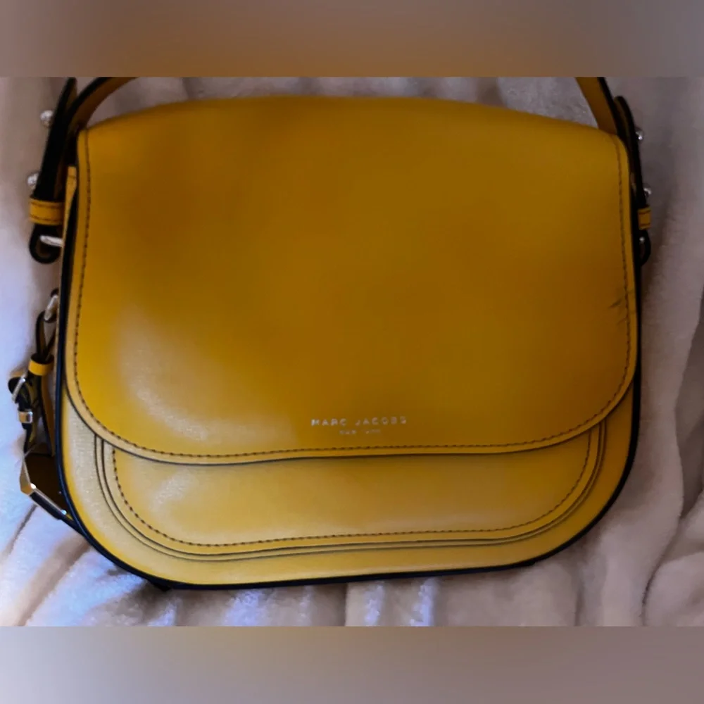 Marc Jacobs Yellow Rider Crossbody Bag - Picture 3 of 6